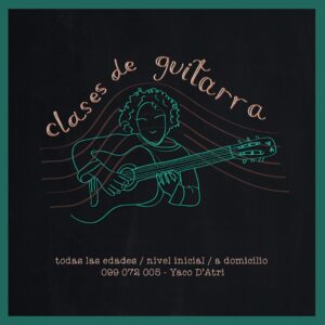 Clases de guitarra a domicilio en Montevideo nivel inicial